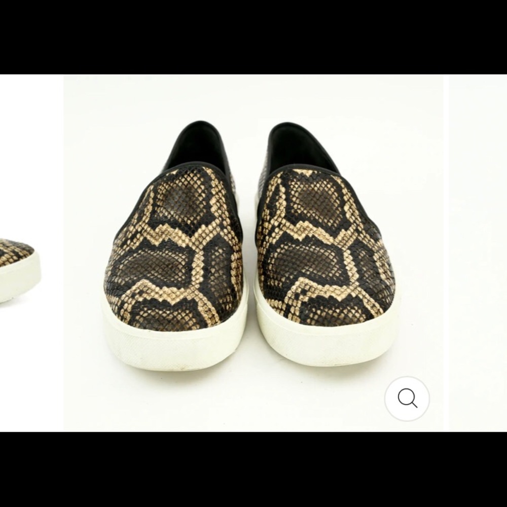 VINCE BLAIR EMBOSSED SLIP ON SNEAKERS
